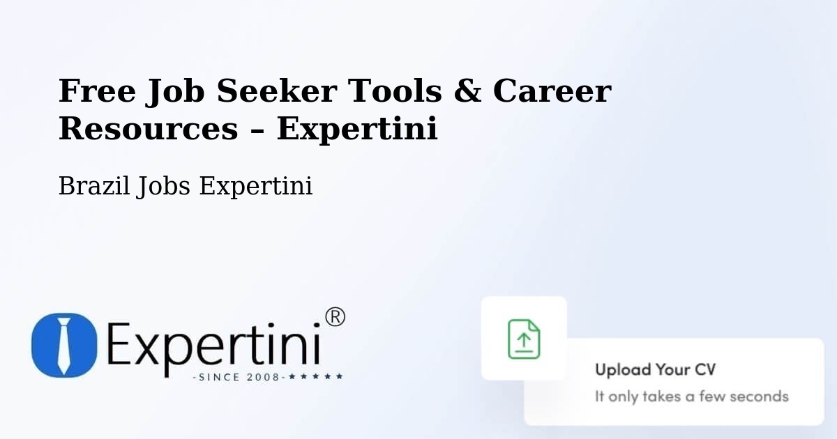 Free Job Seeker Tools & Career Resources – Caratinga - Caratinga, Brazil Jobs Expertini