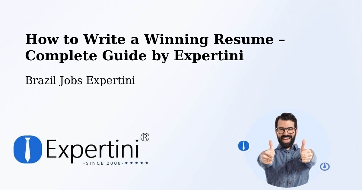 Resume Writing Guide for Job Seekers – Caratinga - Caratinga, Brazil Jobs Expertini